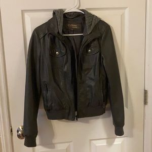 CiSono Dark Grey Leather Jacket